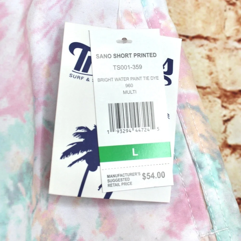 Trunks | Pastel Water Paint Tie Dye Board Shorts